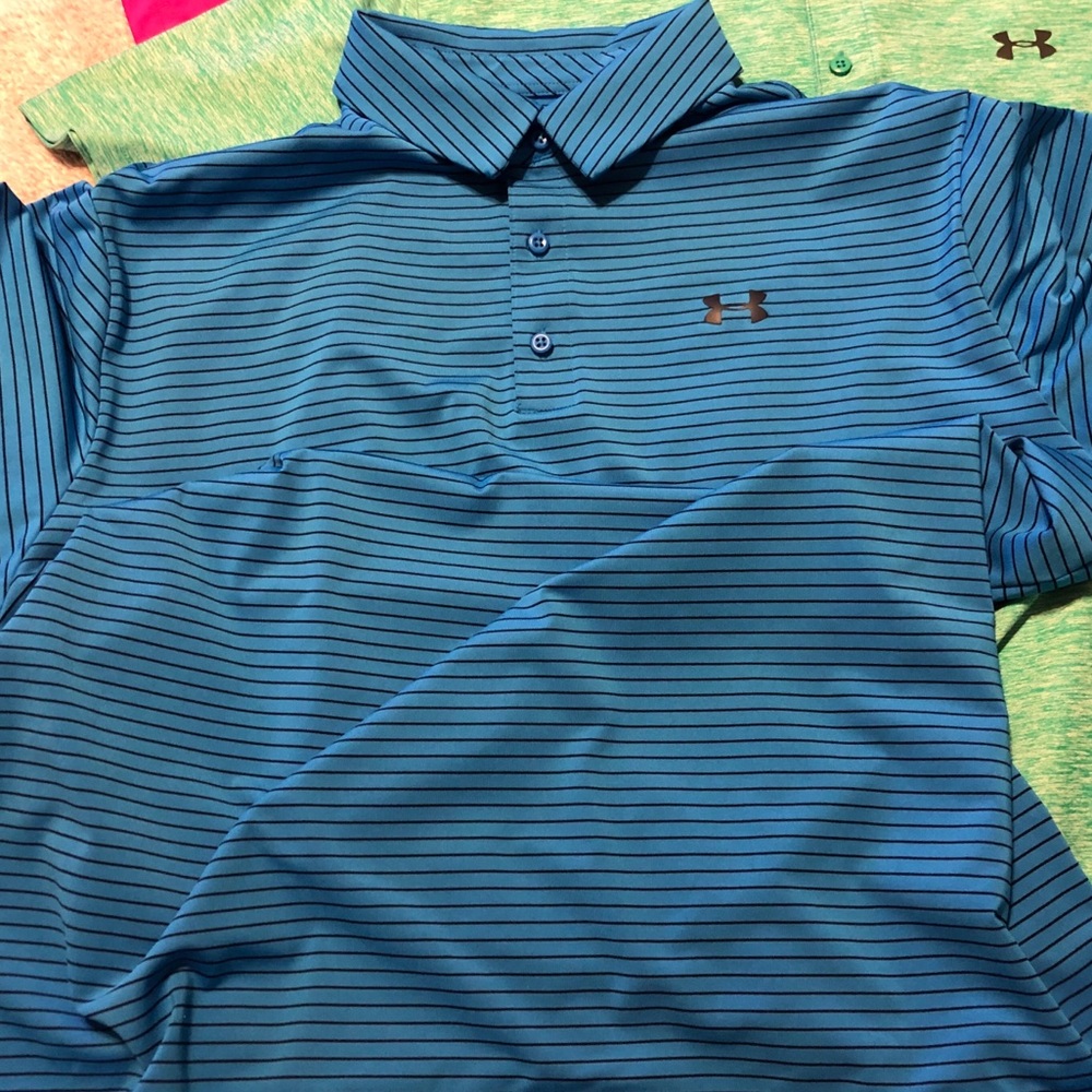 Under Armour Heat Gear Golf Shirt.